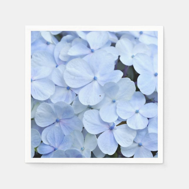 Hydrangea Paper Napkins (Front)