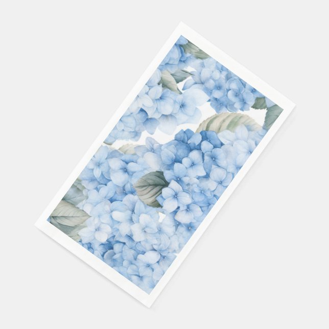 Hydrangea Paper Napkins (Corner)