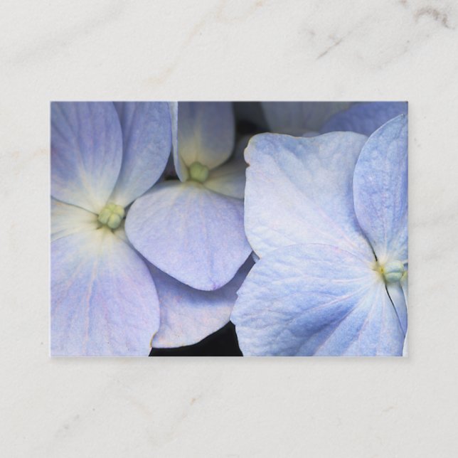 Hydrangea Reflection Business Card2 - Customized Card (Front)