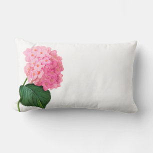Hydrangea Romantic Accent Lumbar Pillow