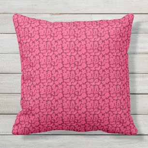Hydrangea-Rose--Outdoor-Indoor-Pillow-Set's Outdoor Pillow
