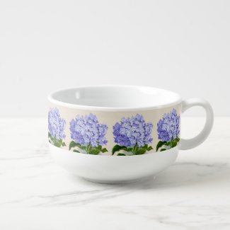 Hydrangea Soup Mug