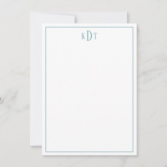 Hydrangea Stationary Notecard (Front)