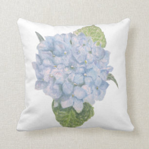 Hydrangea Throw Pillow