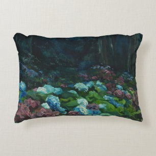 Hydrangea Twilight Accent Pillow