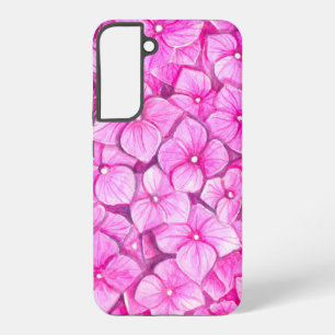 Hydrangea watercolor samsung galaxy case