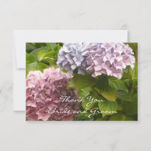Hydrangea Wedding Thank You