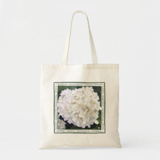 Hydrangea - White with a Purple Blush - Tote Bag