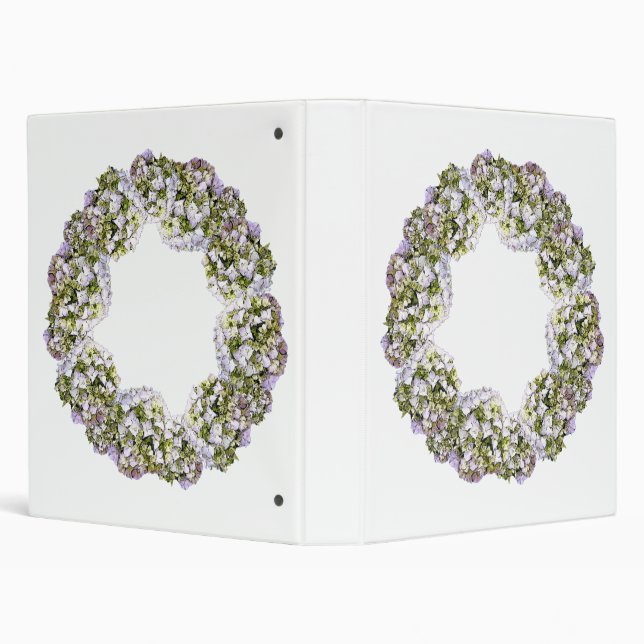 Hydrangea Wreath Binder (Background)