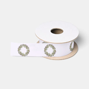 Hydrangea Wreath Satin Ribbon