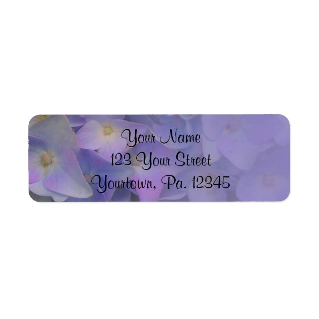 Hydrangeas Address Label (Front)