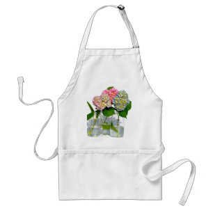 Hydrangeas and Mason jar Standard Apron