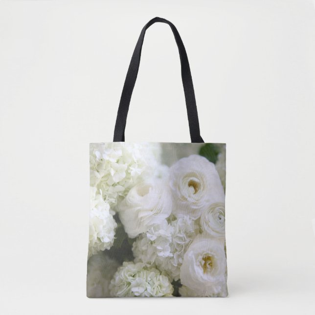 Hydrangeas and ranunculus tote bag (Front)