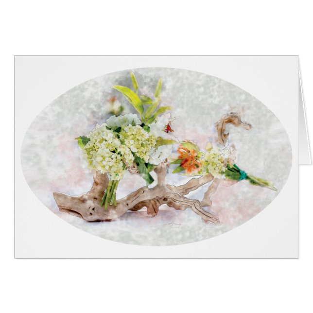 Hydrangeas Bella Watercolor Design By Ana Berger (Front Horizontal)
