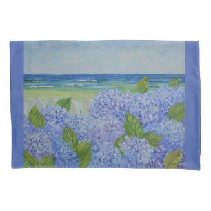 Hydrangeas By The Sea Pillowcase