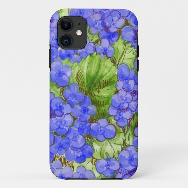 Hydrangeas Case-Mate iPhone Case (Back)