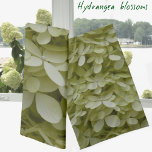 Hydrangeas Elegant Celadon Green Flowers Kitchen Towel<br><div class="desc">This elegant kitchen towel is covered all over in the tiny delicate blossoms of a pale celadon green hydrangea flower. It is a unique fresh colour that looks great with any other colour and compliments any home decor especially a charming country garden cottage style. This is a neutral, light and...</div>