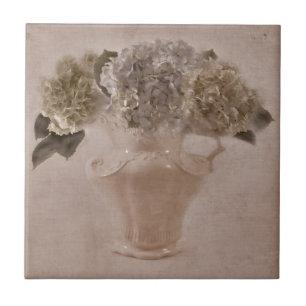 Hydrangeas In A Vase Tile
