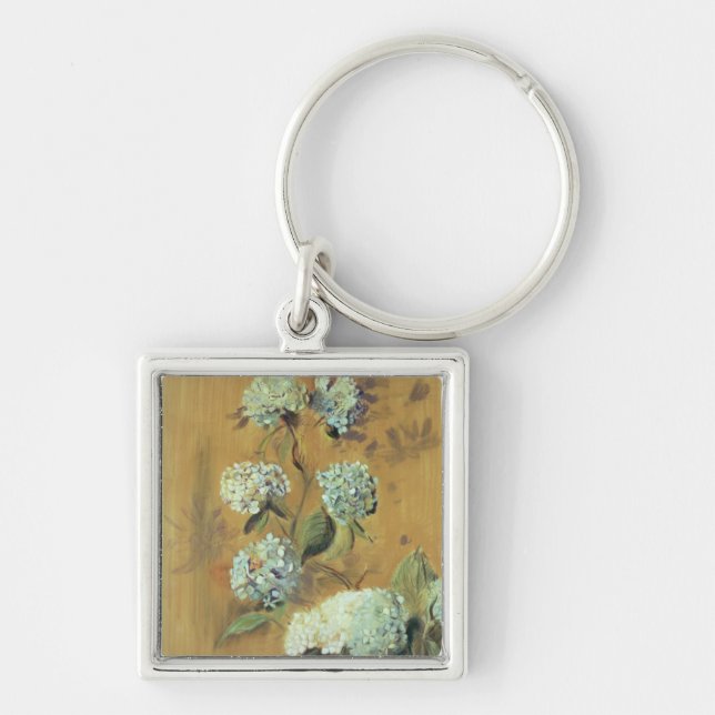 Hydrangeas Keychain (Front)