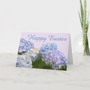 Hydrangeas Large Font Easter Card