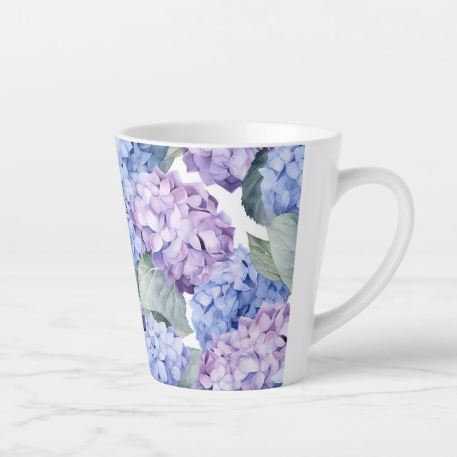 Hydrangeas  latte mug (Right)