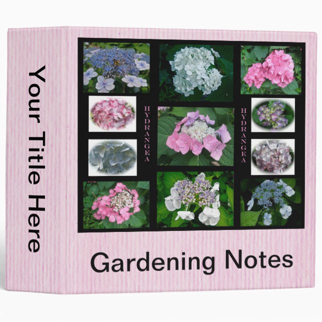 Hydrangeas on Parade Binder (Front/Spine)