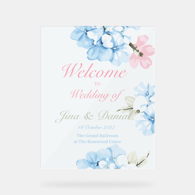 Hydrangeas Pastel Bloom (Recto)