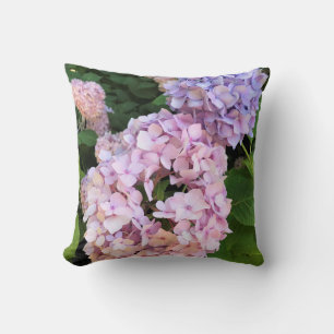 Hydrangeas Throw Pillow