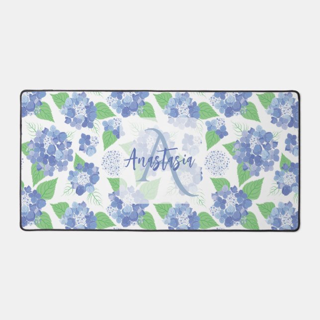 Hydrangée bleue personnalisée Florale (Recto)