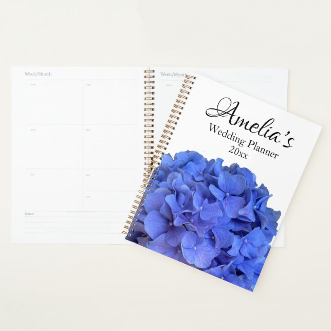 Hydrangée violette bleue fleurs pourpres bleu pour (Devant avec enveloppe)