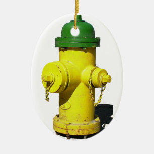 Hydrant Ceramic Ornament