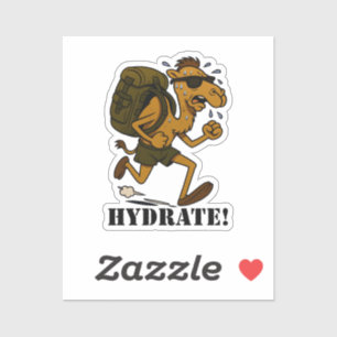 Hydrate – Funny Camel Running Fitness Design