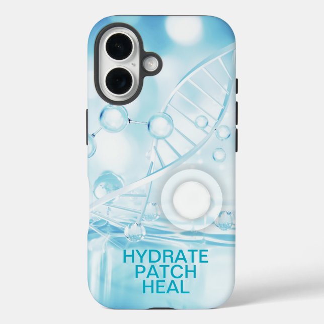 Hydrate Patch Heal iPhone 16 Coque (Verso)