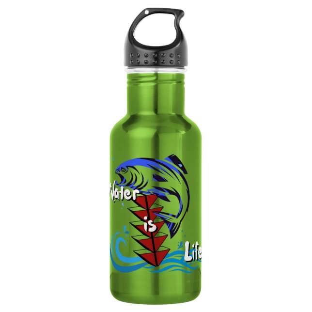 Hydrate & Represent 532 Ml Water Bottle (Front)
