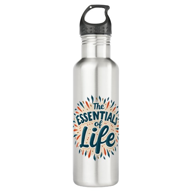Hydrate, Thrive, Repeat 710 Ml Water Bottle (Front)