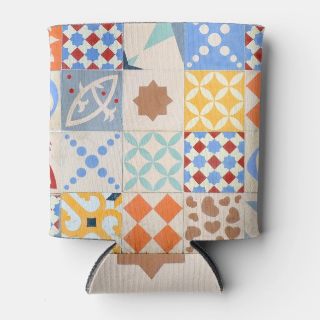 Hydraulic Cement: Mosaic Tile Trend. Can Cooler (Front)