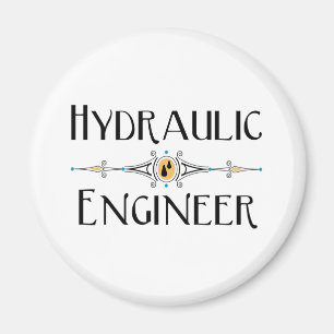 Hydraulic Engineer Decorative Line Magnet