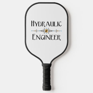 Hydraulic Engineer Decorative Line Pickleball Paddle