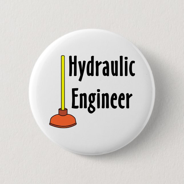 Hydraulic Engineer Toilet Plunger 2 Inch Round Button (Front)