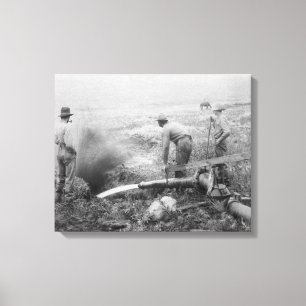 Hydraulic Gold Mining in Rockerville Photograph Canvas Print