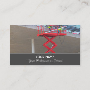 Hydraulic hoists and lifting platforms specialist business card