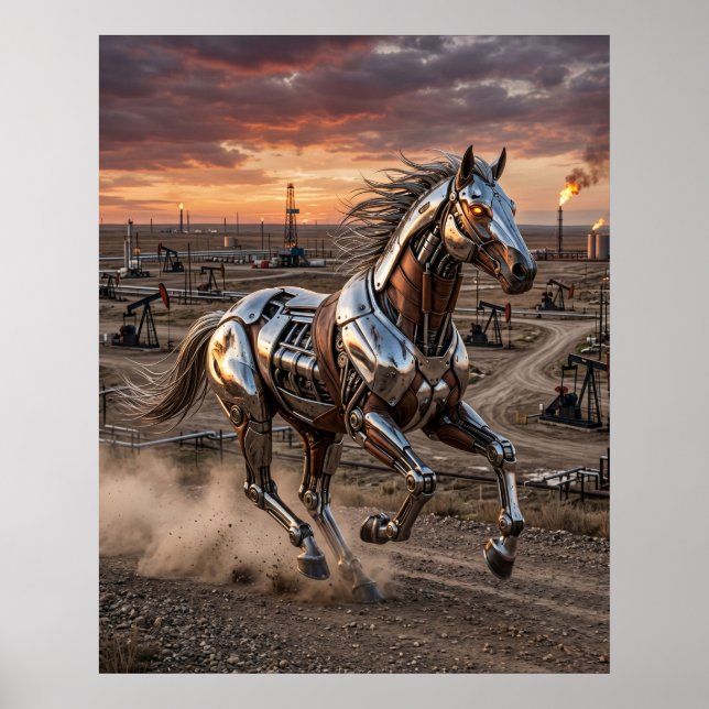 Hydraulic Horse Run Poster (Front)