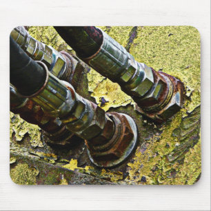 Hydraulic Hoses on old Tractor Mouse Pad
