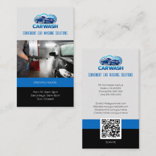Hydro Car Wash Services Professional Business Card