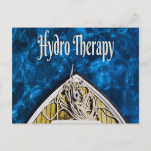 Hydro Therapy Boat Ocean Sailing Postcard