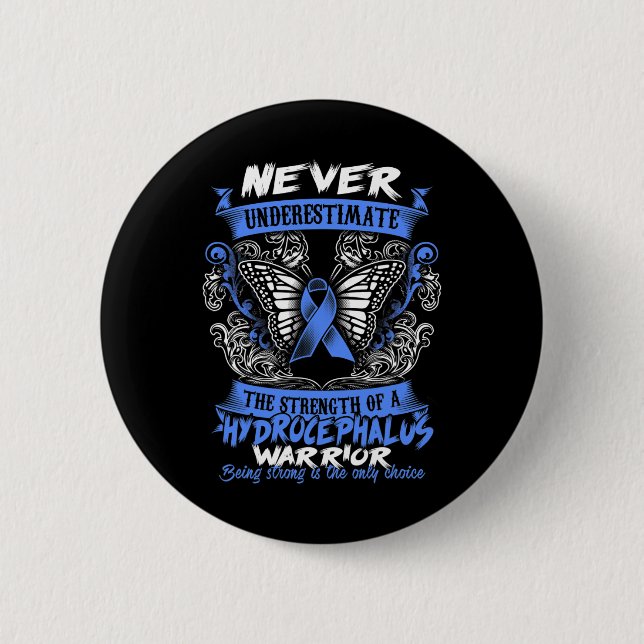 HYDROCEPHALUS Awareness  2016 2 Inch Round Button (Front)