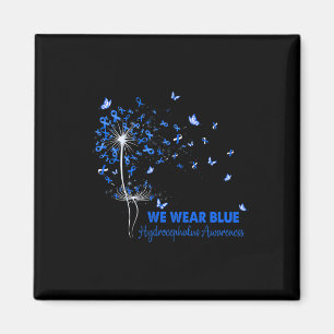 Hydrocephalus Awareness Faith Hope Love Dandelion Magnet