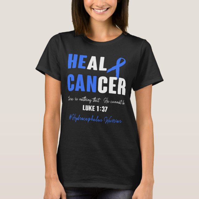 Hydrocephalus Awareness Ribbon Support Gifts T-Shirt (Front)