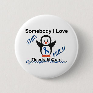 Hydrocephalus Awareness Someone I Love 2 Inch Round Button