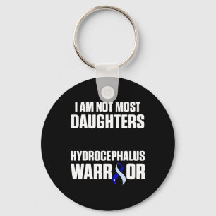 Hydrocephalus Survivor Daughters Awareness Warrior Keychain